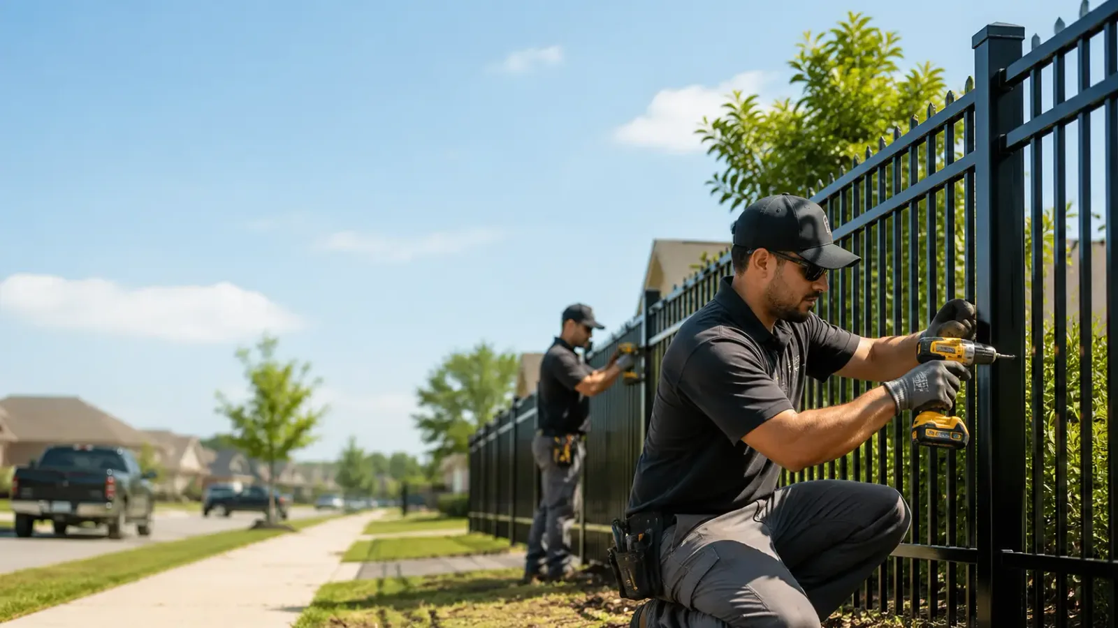 Metal Fence Installation in Heth, AR